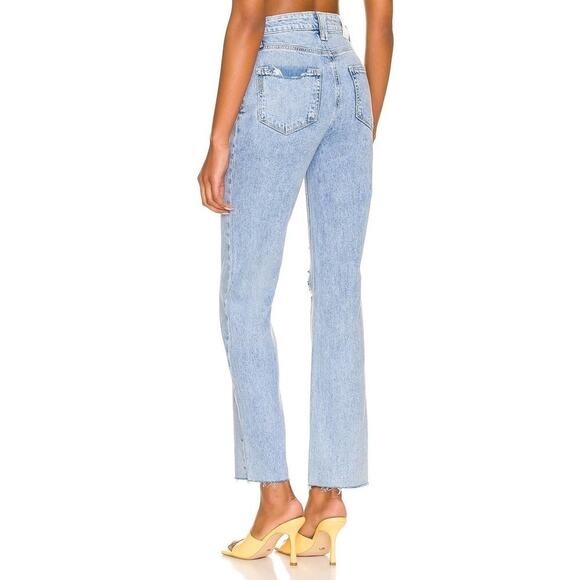 PAIGE Stella Straight Jeans in Gnarly Destructed Size 28 - Picture 3 of 16